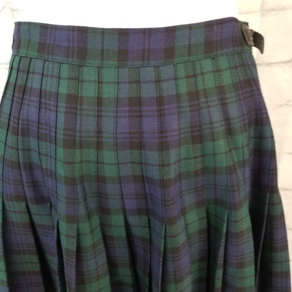 McCarthy 18 Black Watch Tartan Plaid Uniform Skirt - Picture 7 of 11